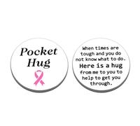 Breast Cancer Gifts for Woman Breast Cancer Awareness Gifts for Her Breast Cancer Survivor Gift for Women Cancer Patients Must Have Cancers Care Accessories Pocket Hug Token for Her