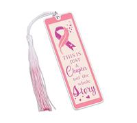 Breast Cancer Gifts for Woman Inspirational Metel Pink Bookmark Breast Cancer Awareness Gifts for Her Healing Reading Gift Cancer Survivor Gift Idea This is Just A Chapter Not The Whole Story