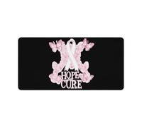 Breast Cancer Hope Fight Cure Mouse Pad Desk Mat Non-Slip Mousepad Writing Pads Office Decor 30x60cm
