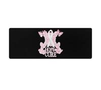 Breast Cancer Hope Fight Cure Mouse Pad Desk Mat Non-Slip Mousepad Writing Pads Office Decor 30x80cm