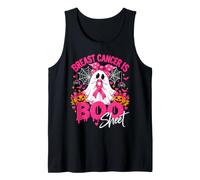 Breast Cancer is Boo Sheet Ghost Halloween Pink Ribbon Gift Tank Top