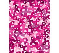 Breast Cancer Journal: 8.5 X 11 Lined Paper For Note-taking, Record Ideas, And Personal Reflections, Pink Ribbon Pattern Cover - A Breast Cance Awareness Themed Gift For Your Friends