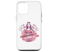 Breast Cancer Picked The Wrong Girl Chick Fighting Women Case for iPhone 12/12 Pro