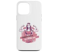 Breast Cancer Picked The Wrong Girl Chick Fighting Women Case for iPhone 13 Pro Max