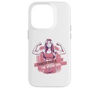 Breast Cancer Picked The Wrong Girl Chick Fighting Women Case for iPhone 14 Pro