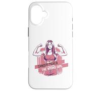 Breast Cancer Picked The Wrong Girl Chick Fighting Women Case for iPhone 16 Plus