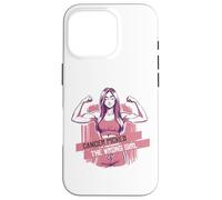Breast Cancer Picked The Wrong Girl Chick Fighting Women Case for iPhone 16 Pro