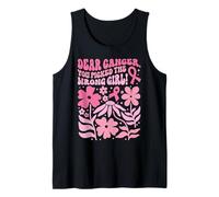 Breast Cancer Picked The Wrong Girl Chick Pink Ribbon Fight Tank Top