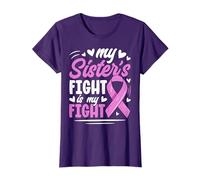 Breast Cancer Pink Ribbon My Sister Fight Awareness Month T-Shirt