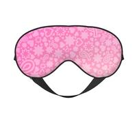 Breast Cancer Pink Ribbons Awareness Sleep Mask, Eye Masks for Sleep Double-Sided, Sleep Masks for Women Men, Blackout Eye Covers for Sleeping, Travel