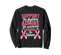 Breast Cancer Support Admire Honor Breast Cancer Awareness Sweatshirt