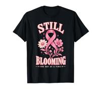 Breast Cancer Survivor Awareness Still Blooming Pink Ribbon T-Shirt