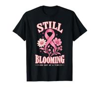 Breast Cancer Survivor Awareness Still Blooming Pink Ribbon Value Graphic T-Shirt