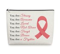 Breast Cancer Survivor Gifts for Mom Makeup Bags Encouragement Gift