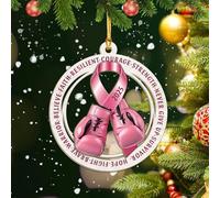 Breast Cancer Survivor Gifts for Woman 2025, Survivor Ornaments, Breast Cancer Ornaments for Tree, Cancer Survivor Ornament for Christmas, Cancer Warrior Ornament, Gift for Women (Breast Cancer 6)
