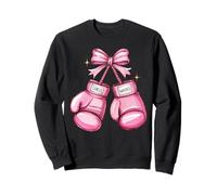 Breast Cancer Survivor Her Fight Is Our fight Boxing Gloves Sweatshirt