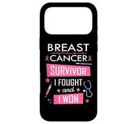 Breast Cancer Survivor I Fought And I Won Awareness Strength Case for iPhone 17 Pro Max