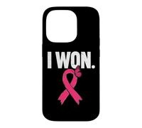 Breast Cancer Survivor I Won Pink Ribbon Butterfly Women Case for iPhone 14 Pro