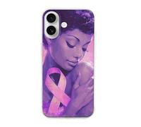 Breast Cancer Survivor Phone Case TPU Cover Drop Protection | Compatible with iPhone 16 Easy Installation Comfortable Grip