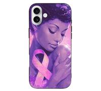 Breast Cancer Survivor Phone Case TPU Cover Drop Protection | Compatible with iPhone 16 Plus Easy Installation Comfortable Grip