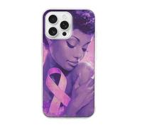 Breast Cancer Survivor Phone Case TPU Cover Drop Protection | Compatible with iPhone 16 Pro Max Easy Installation Comfortable Grip
