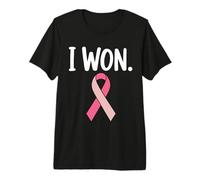 Breast Cancer Survivor Pink Ribbon I Won Premium T-Shirt