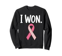 Breast Cancer Survivor Pink Ribbon I Won Sweatshirt
