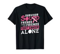 Breast Cancer Survivor Shirt Support Pink Ribbon Squad Month T-Shirt