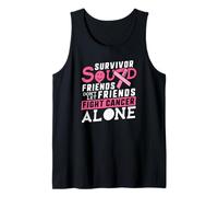 Breast Cancer Survivor Shirt Support Pink Ribbon Squad Month Tank Top