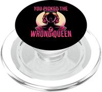Breast Cancer Suvivor Awarness You Picked The Wrong Queen PopSockets PopGrip for MagSafe