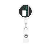 Breast Cancer Warrior Support Squad Ovarian Cancer Awareness Retractable Badge Holder Bulk ConvenientBadge Reels Badge Clip for NurseTeacher Student Office Staff Name Tag