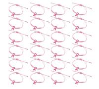 Breast Cancers Awareness Wristband Adjustable Handwoven Design Comfort Wear for Daily Use Charity Fundraiser Wristband