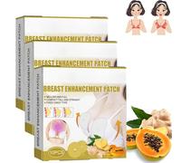 Breast Enhancement Patch - Ginger Breast Patch, Natural Nourishing And Exquisite Patch For Women’S Breast Care, Elastic Muscle Collagen Breast Enhancing Lifting And Firming Mask 10pcs/Box (4 Box)