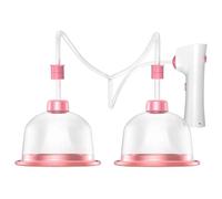 Breast Enlargement Pump, Breast Enlargement Pump Large Cups, Extra-Large Electric Butt Cupping Machine for Bigger Butt, Cupping Cups for Flat, Sagging Breasts