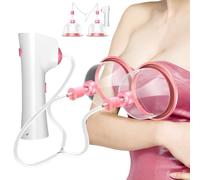 Breast Enlargement Pump Large Cups, Extra-Large Electric Butt Cupping Machine for Bigger Butt, Cupping Cups for Flat, Sagging Breasts Breast Enlargement Pump