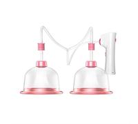 Breast Enlarger Breast Care Electric Breast Massager To Promote Breast Growth, USB Double Cup Fast Breast Enhancement (13.5cm)