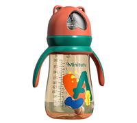 Breast Feeding Bottles New Born - Cartoon New Born Bottles | 300ml Soft Nipple Anti-Colic Bottle, Easy to Clean Wide-Neck Design Bottle for Breastfeeding Babies