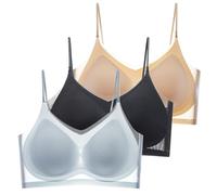 Breast Feeding Bras for Women Jelly Bra Push Up Seamless Wireless Full Coverage Support Comfort T-Shirt Everyday Sleep Bras for Women Soft Support Padded Ultra Thin Bralettes for Yoga Sport
