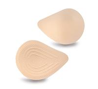 Breast Form Triangle&Spiral Post Mastectomy Prosthesis Bra Pads Breast Light-weight Boobs, Cotton-spiral, Medium