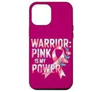 Breast Health Pink Ribbons Power Warrior Spirit Awareness Case for iPhone 12 Pro Max