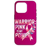 Breast Health Pink Ribbons Power Warrior Spirit Awareness Case for iPhone 16 Pro
