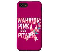 Breast Health Pink Ribbons Power Warrior Spirit Awareness Case for iPhone SE (2020) / 7/8