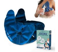 Breast Heating Pad & Cooling Gel Packs (x2) | Ice & Heat Therapy for Breastfeeding, Post Surgery Recovery, Mastectomy, Augmentation, Reduction | Hot & Cold