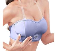 Breast Massager - Cordless Heating Function, Ergonomic Contoured Comfort Design, Quiet Nursing Support Device | Gentle Lactation Assistance Tool for Travel Home Hospital Postpartum Routine