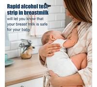 Breast Milk Alcohol Test Strips, Quick Detection for Breastfeeding Mothers, Accurate Results, 25 Strips, Testing Strips for Breastfeeding