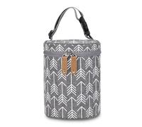 Breast Milk Bottle Bag - Reusable Leakproof Baby Storage Bag | Portable Feeding Cooler for Nursing , Insulated Travel Case for Nursery, A, grey, Consulte la descripción