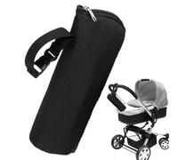 Breast Milk Cooler - 3.15 x 9.84 Inch Insulated Thermal Cup Holder for Storage, Cooling with Delicious Function, Travel Bag for Mother's Carriage, Nursery Picnic, Polyester Black, black, Siehe