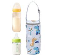 Breast Milk Cooler Bag for Travel, Bottle Insulated Bag, Breast Milk Bottle Cooler Carry Bags, Adjustable Shoulder Strap for Outdoors, Cooler and Heat Bag for Bottles, Water Bottles, gray, see