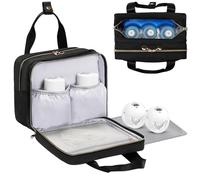 Breast Milk Cooler Travel Bag Compatible with Momcozy, Medela, Elvie and Willow Wearable Breast Pumps, Portable Pumping Carrying Case with a Waterproof Mat for Working Moms