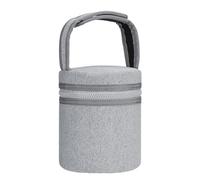 Breast Milk Cooler Travel Bag, Storage Bottle Bag, Insulated Leakproof Interior, Detachable Carry Strap Portable Chiller Ideal for Nursing and Working on The Go, Light Grey, Se référer au descriptif